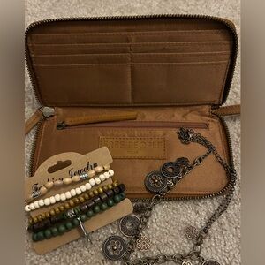 Free People Tan Wallet